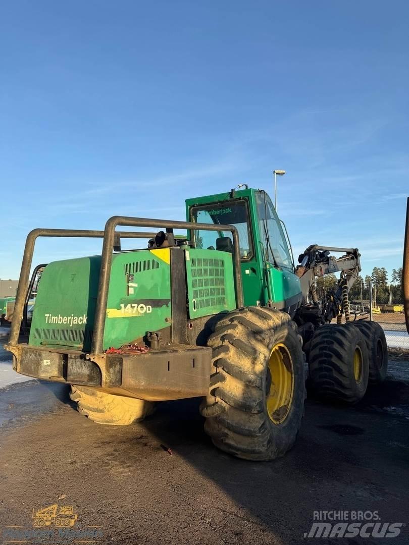 Timberjack 1470D Abbattitrici, Disboscatrici