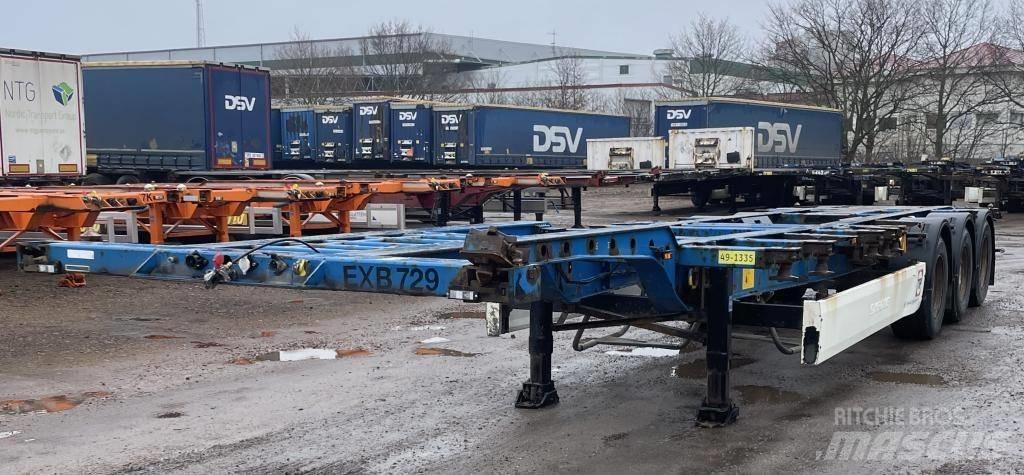 Krone Krone SDC27 Semirimorchi portacontainer