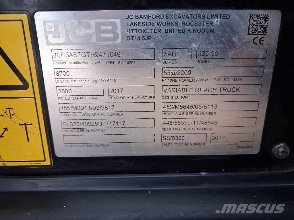 JCB 535-95 JOYSTICK Sollevatori telescopici