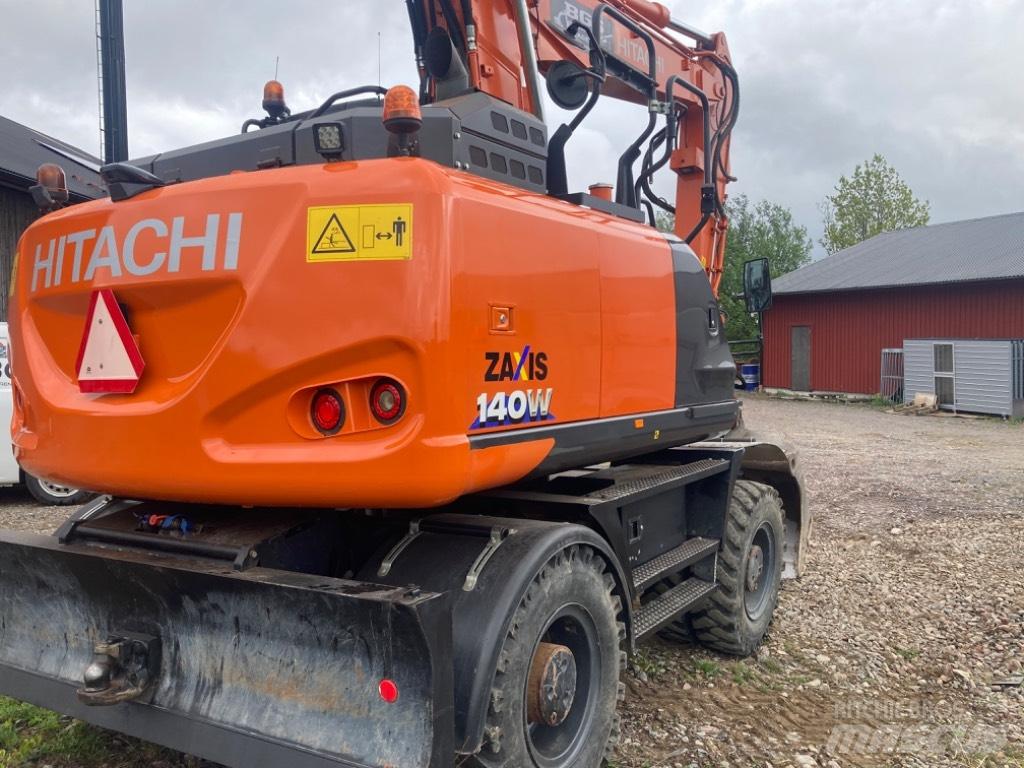 Hitachi 140w Escavatori gommati