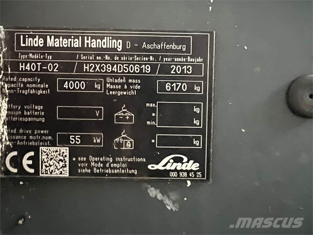 Linde H40T-02 Carrelli elevatori GPL