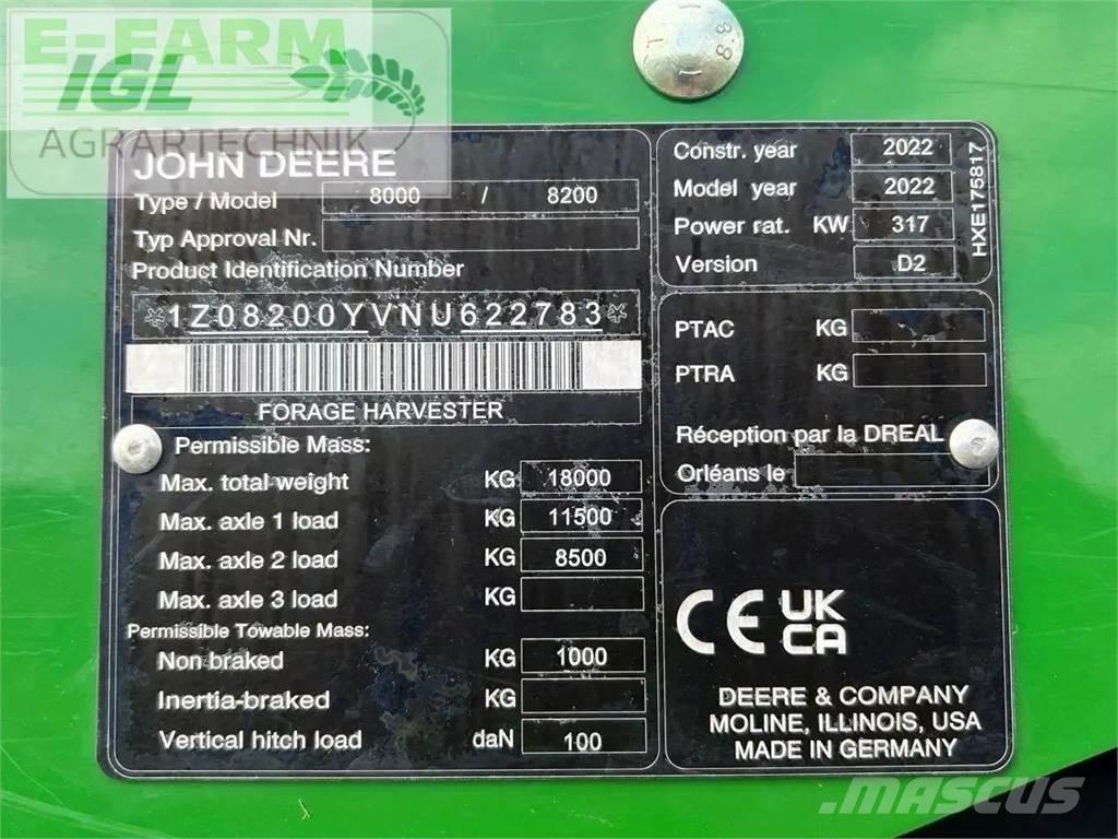 John Deere 8200 i Trince semoventi