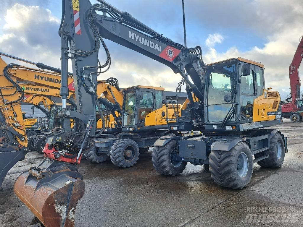 Hyundai HW140A Escavatori gommati