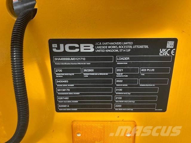 JCB 403 plus Mini pale