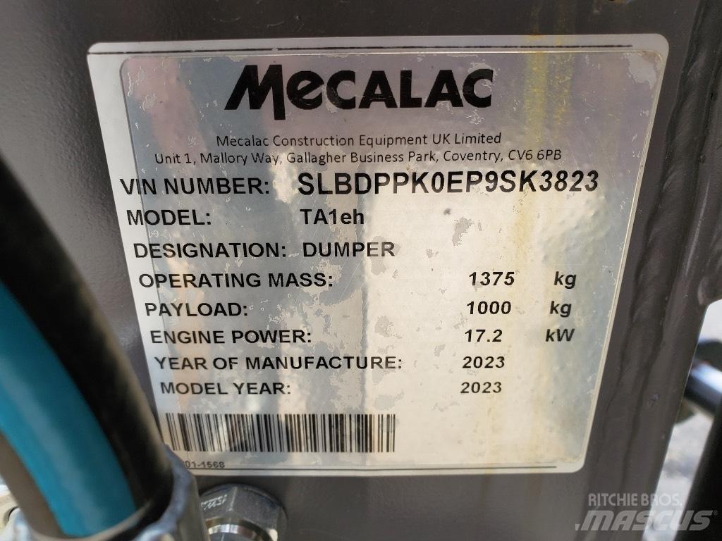 Mecalac TA1EH Mini dumper