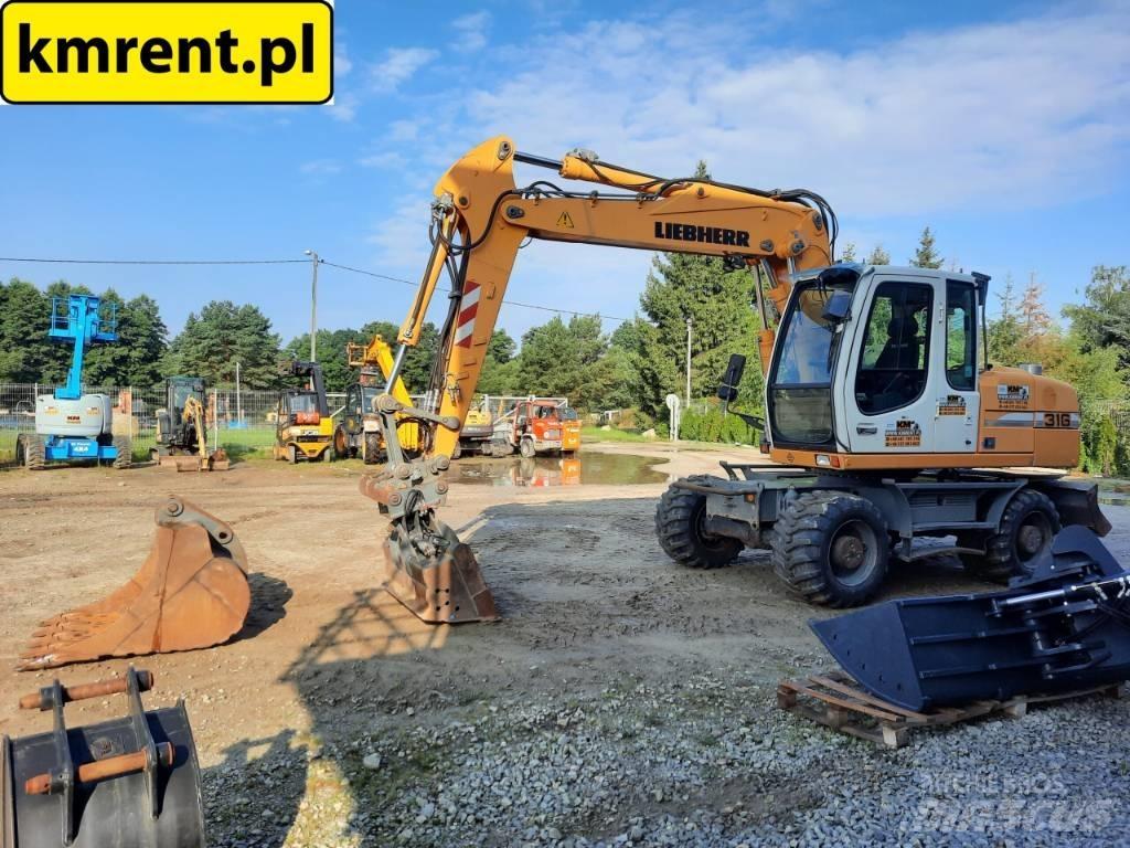 Liebherr A 316 Escavatori gommati
