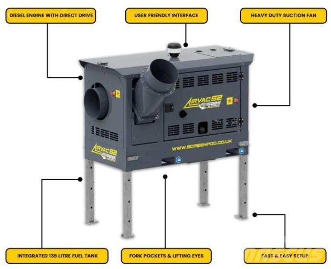 Screenpod Airvac 52 Separazione rifiuti