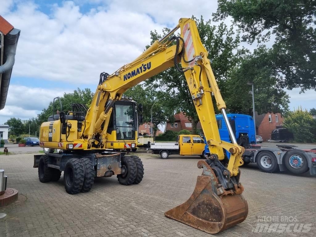Komatsu PW 160-7E0 Escavatori gommati