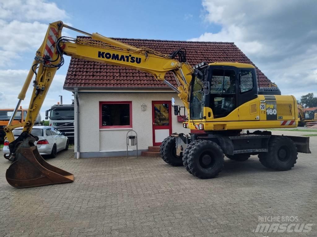 Komatsu PW 160-7E0 Escavatori gommati