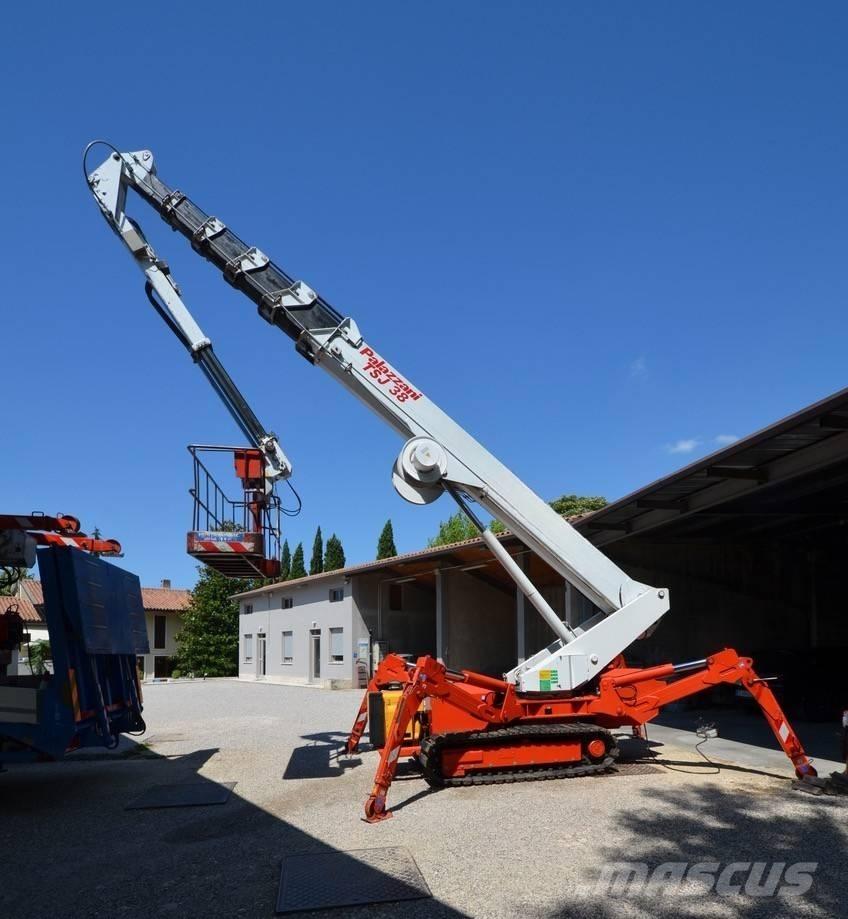 Palazzani TSJ 38 Piattaforme cingolate, Piattaforme a ragno e Montacarichi