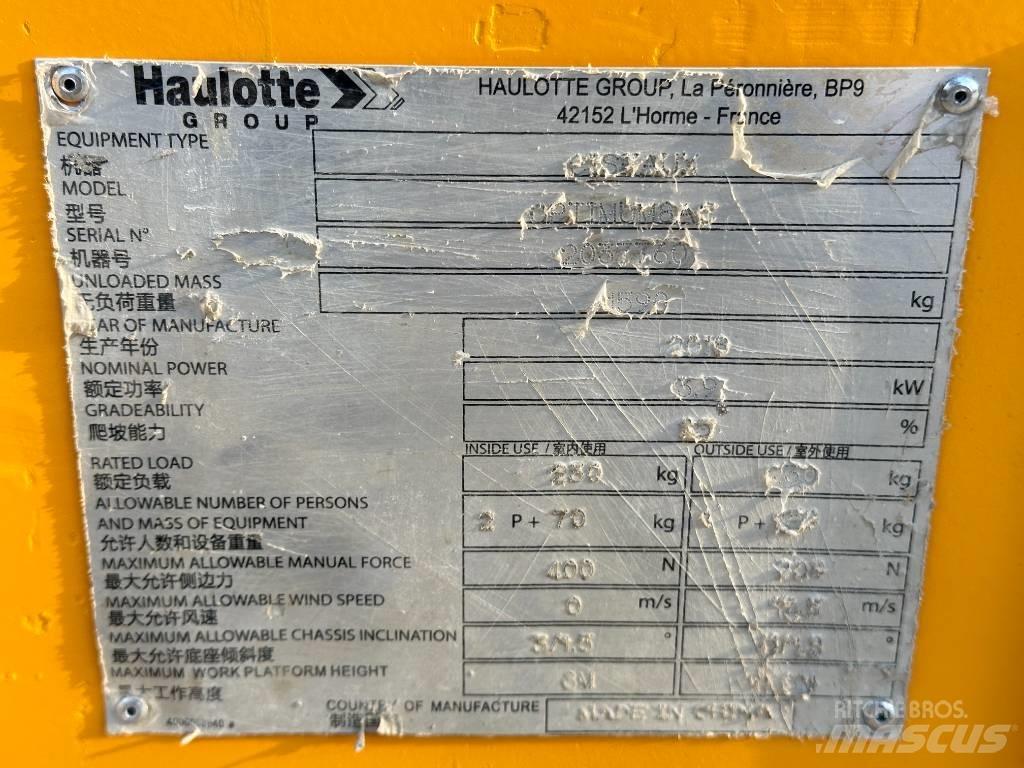 Haulotte OPTIMUM 8 Piattaforme a pantografo
