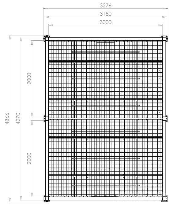  Grain intake pit 3x4 Tramogge