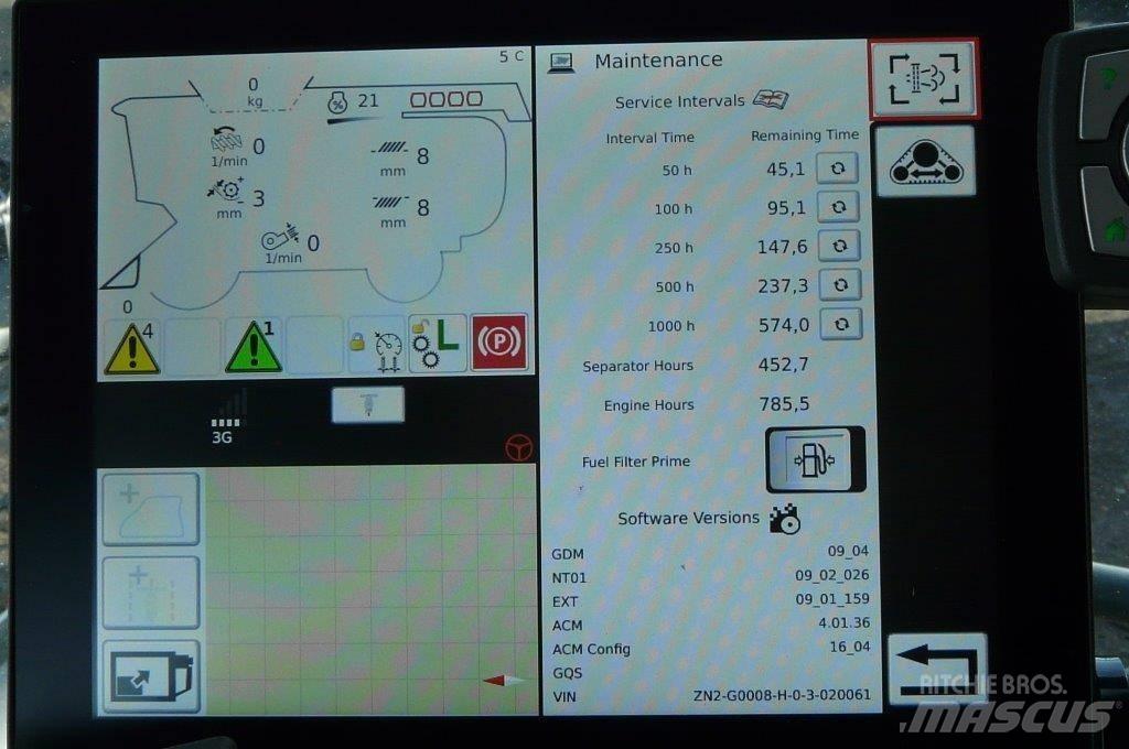 Fendt Ideal 8 Mietitrebbiatrici