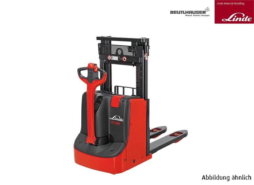 Linde D08 Transpallet uomo a terra