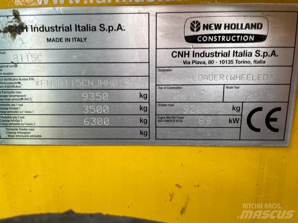 New Holland B115C Terne
