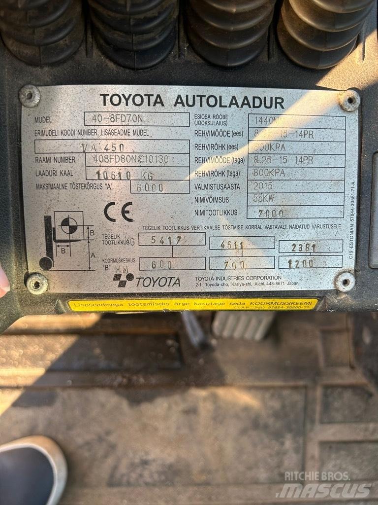 Toyota 40-8 FD 70 N Carrelli elevatori diesel