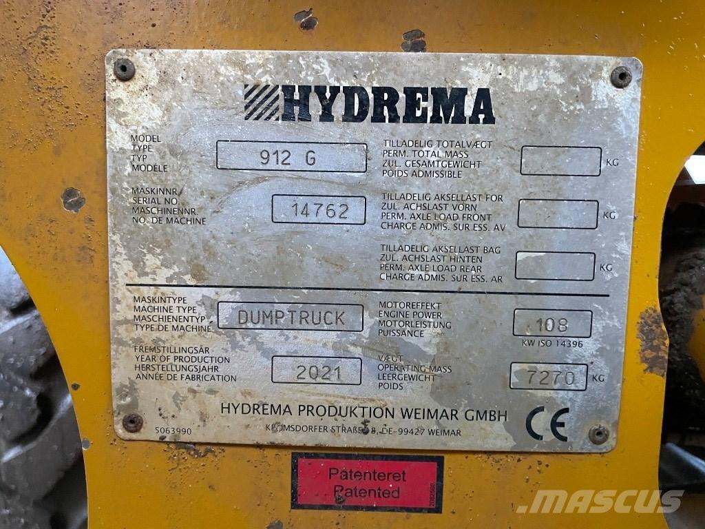 Hydrema 912 G Dumpers articolati