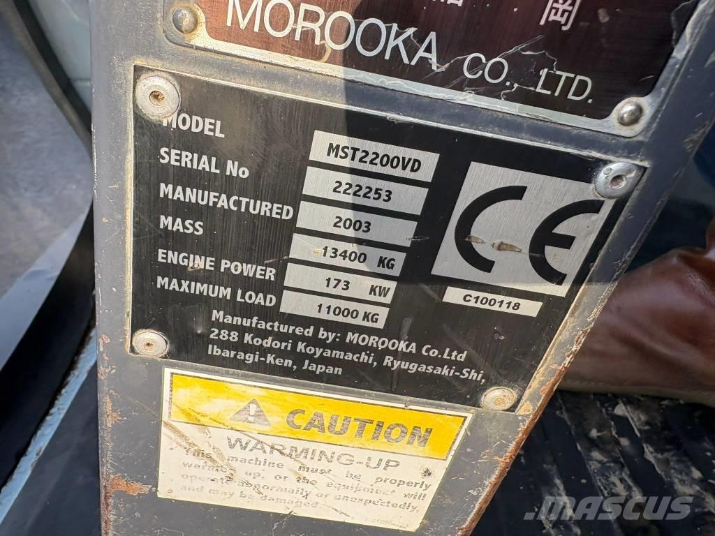 Morooka MST 2200 V D Dumper cingolati