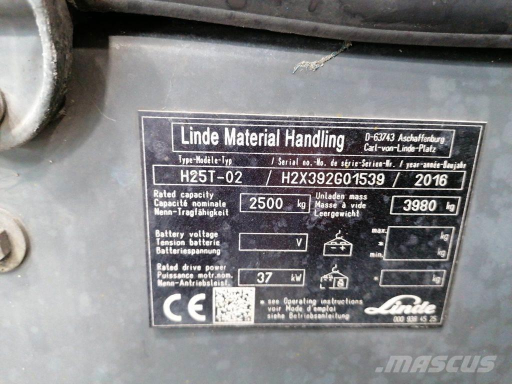 Linde H25T-02 Carrelli elevatori GPL