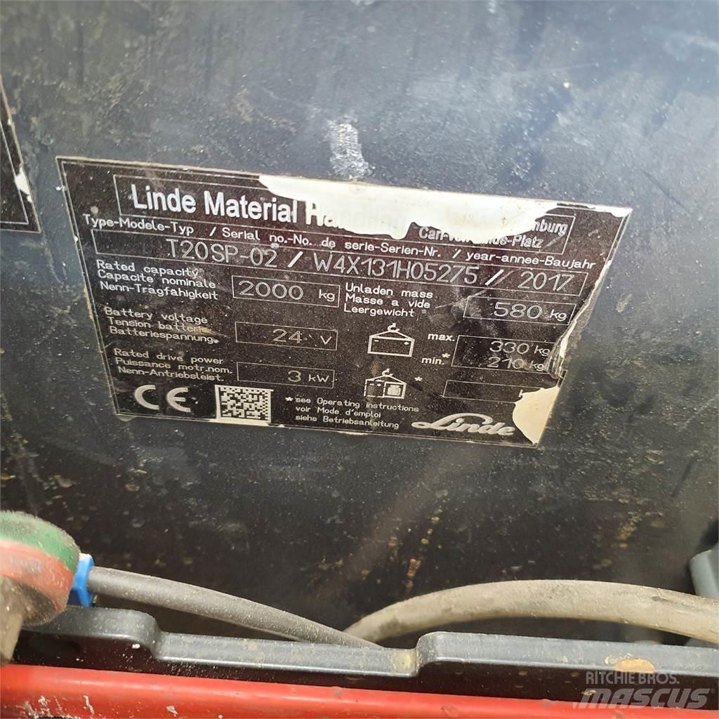 Linde T20SP kurz Transpallet manuale