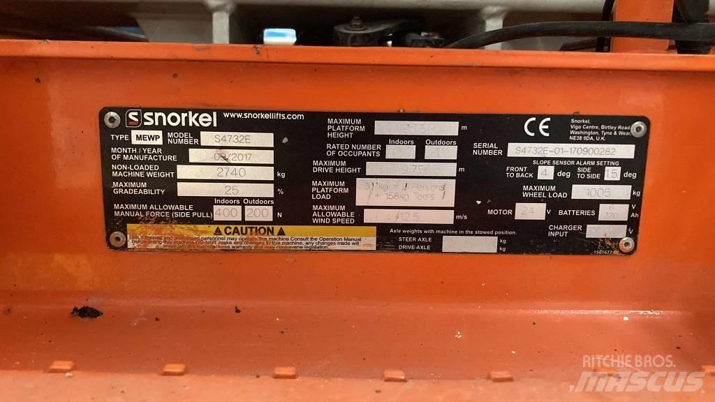 Snorkel S4732E Piattaforme a pantografo