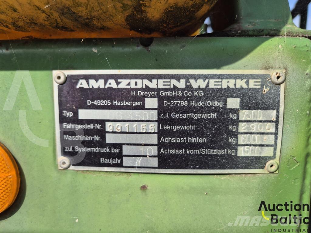 Amazone UG 4500 Irroratrici trainate