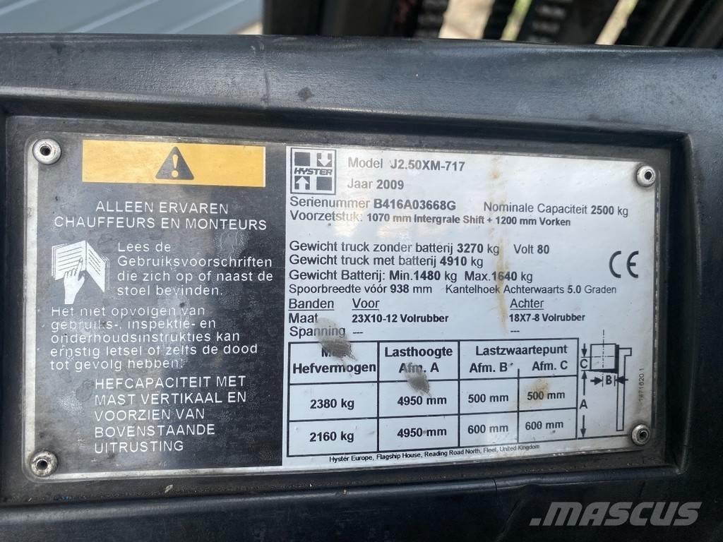 Hyster J2.50XM Carrelli elevatori elettrici