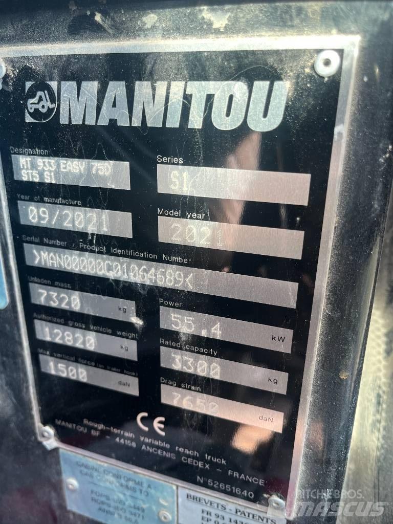 Manitou 933 Sollevatori telescopici