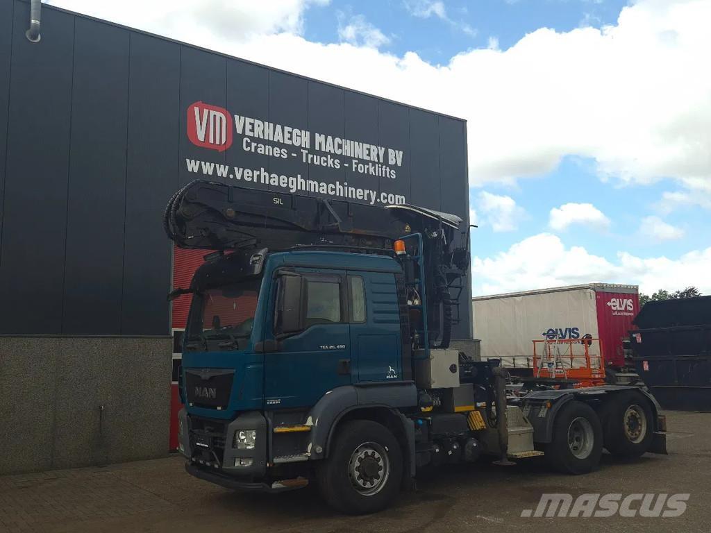 MAN TGA 26.480 Camion trasporto legname
