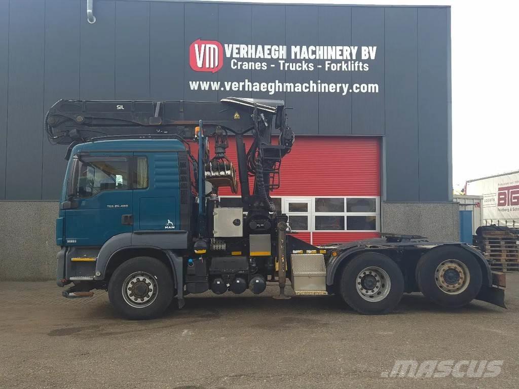 MAN TGA 26.480 Camion trasporto legname