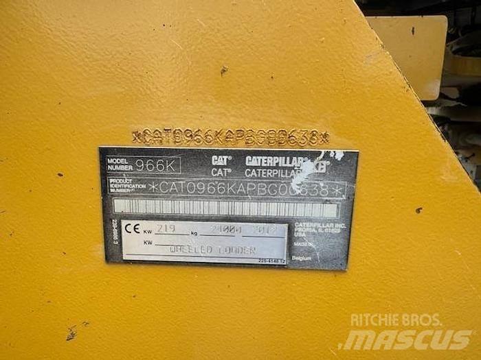 CAT 966K Pale gommate