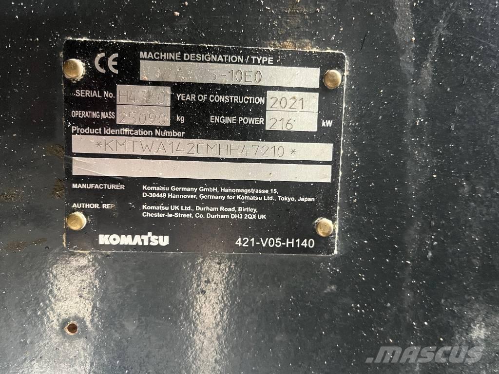 Komatsu WA475-10E0 Pale gommate