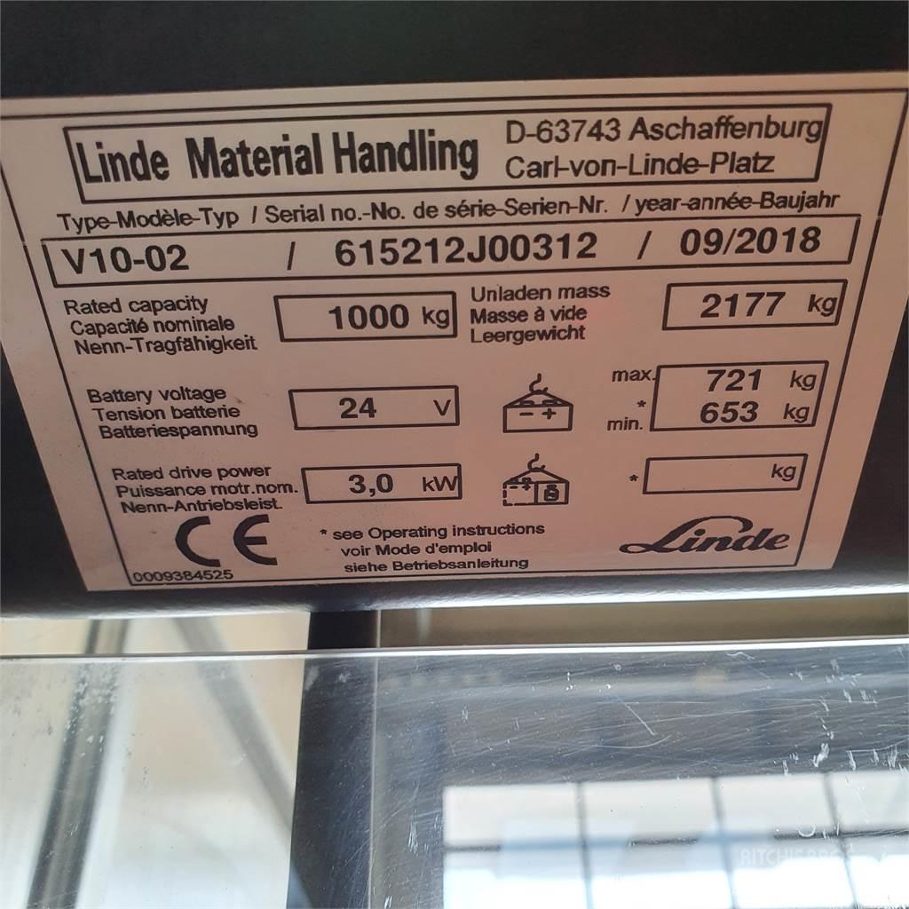 Linde V10 Commissionatore medio livello