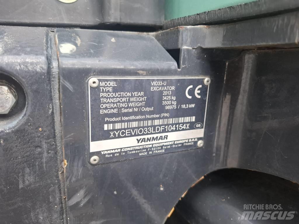 Yanmar Vio 33 U Miniescavatori