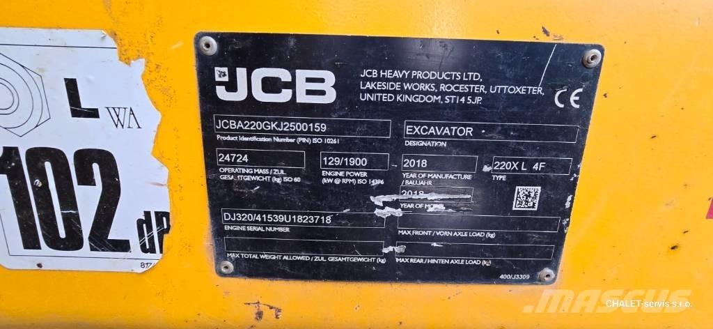 JCB 220 XL 4F Escavatori cingolati
