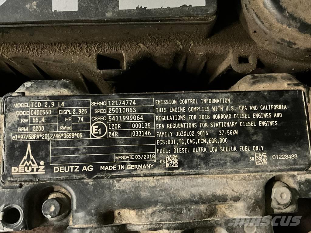 Yanmar B 75 W Escavatori gommati