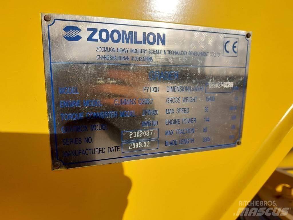 Zoomlion PY190B Motorgraders