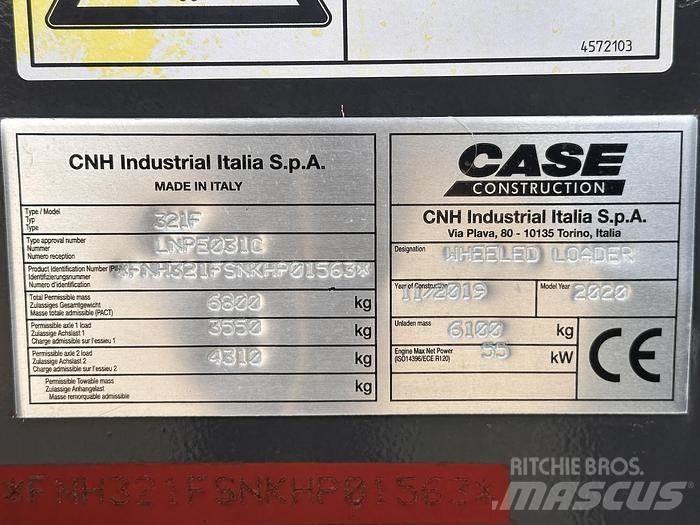 CASE 321F Pale gommate