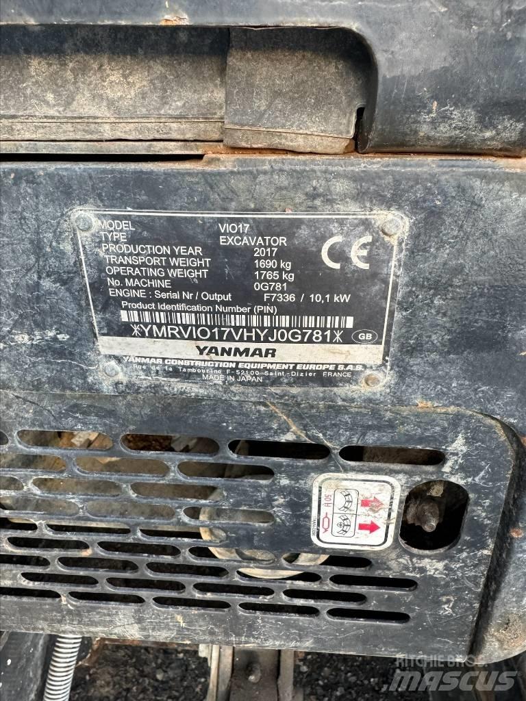 Yanmar Vio 17 Miniescavatori