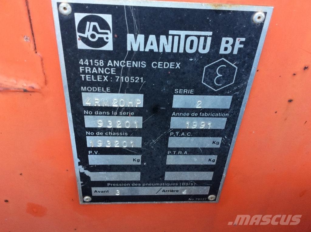 Manitou 4 RM 20 HP Trasmissione