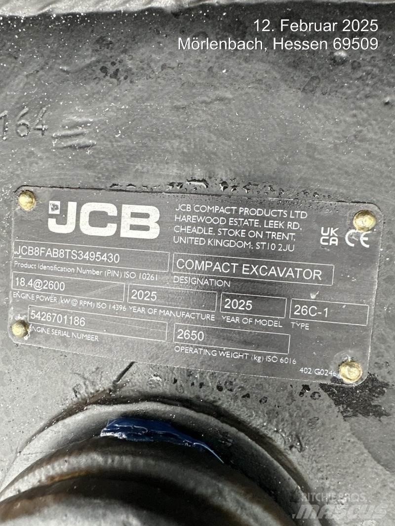 JCB 26C-1 Miniescavatori