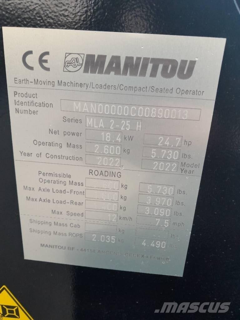 Manitou MLA 2-25 Pale multiuso