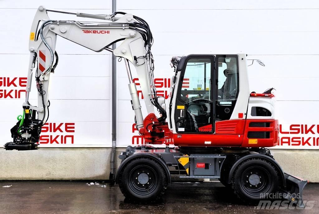 Takeuchi TB 395 W Escavatori gommati