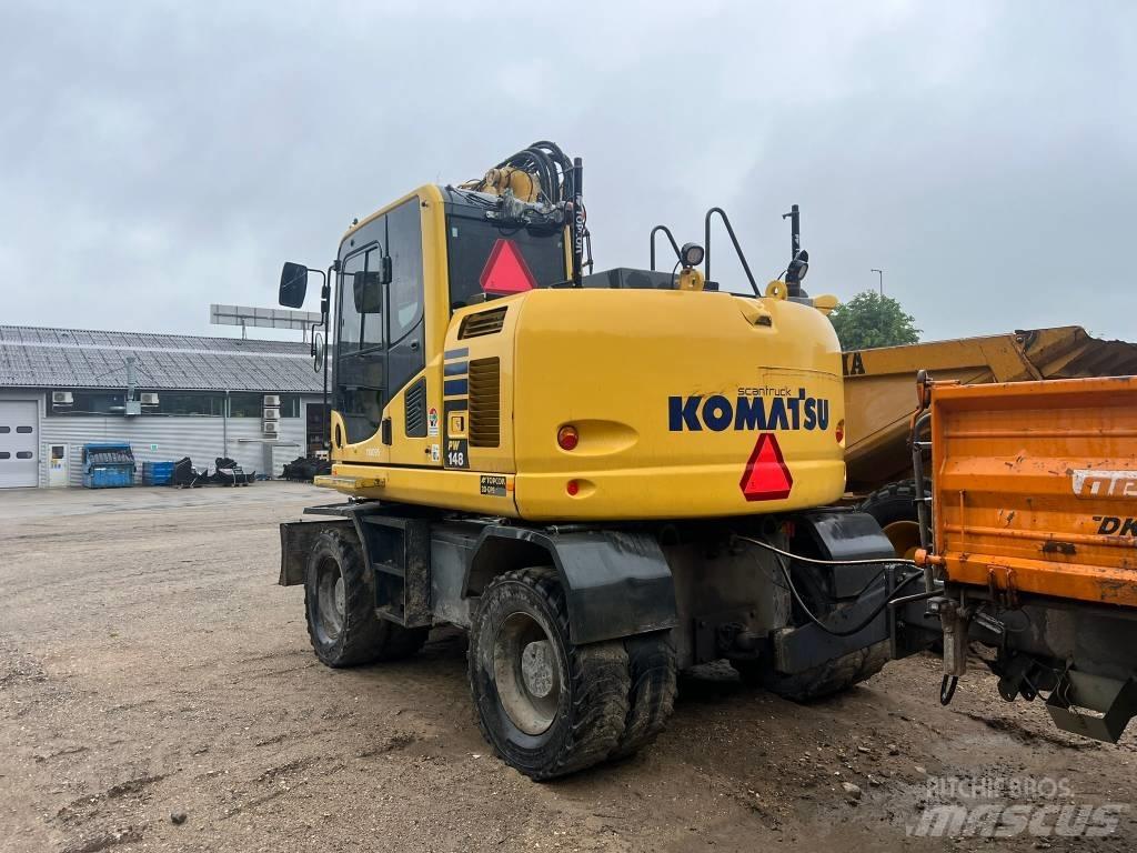 Komatsu PW 148 Escavatori gommati