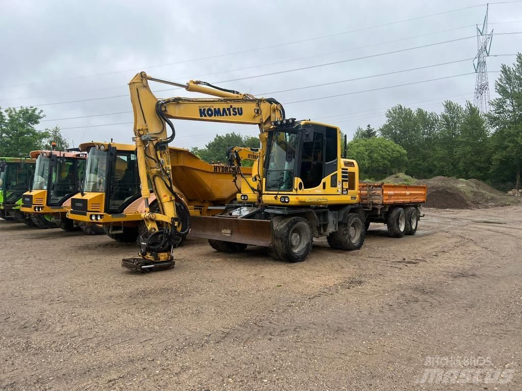 Komatsu PW 148 Escavatori gommati