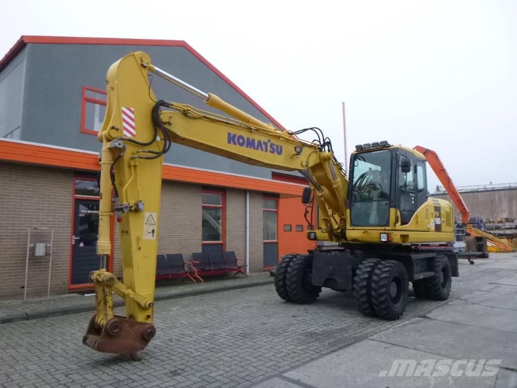 Komatsu PW 180-7EO Escavatori gommati