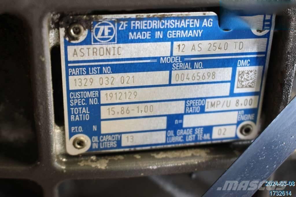 DAF XF 510 Scatole trasmissione