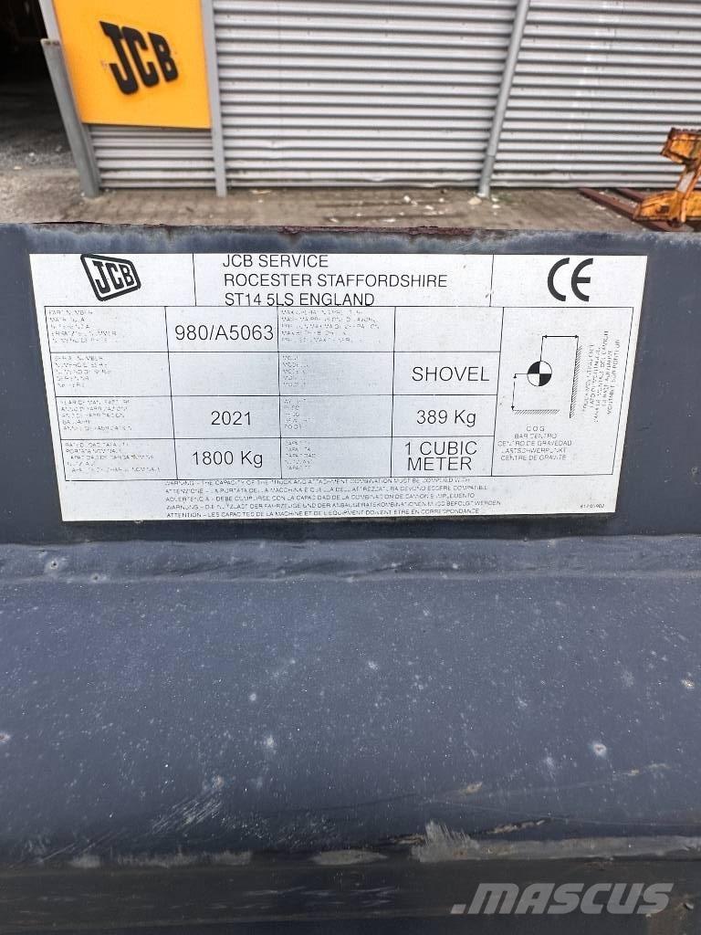 JCB Læsseskovl - 226cm Benne