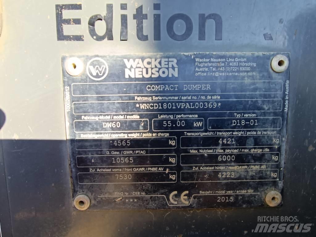 Wacker Neuson DW 60 Mini dumper