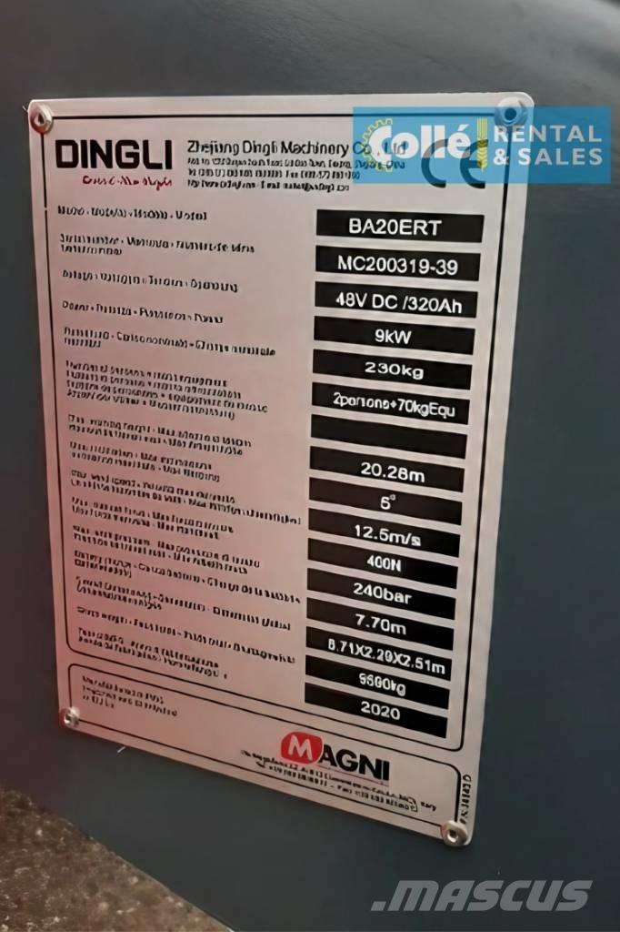 Magni BA20ERT | 2020 Piattaforme a braccio articolato